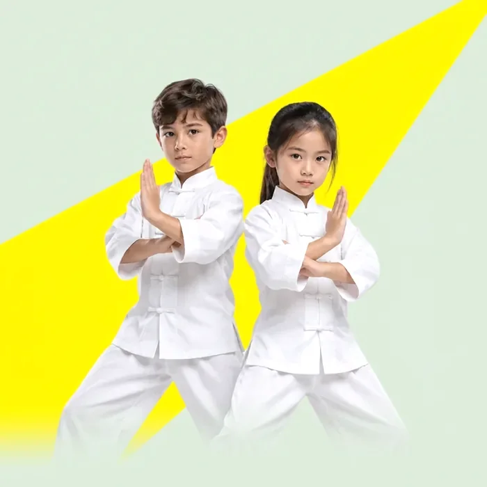 Illustration: Kinder in WingTsun-Uniformen